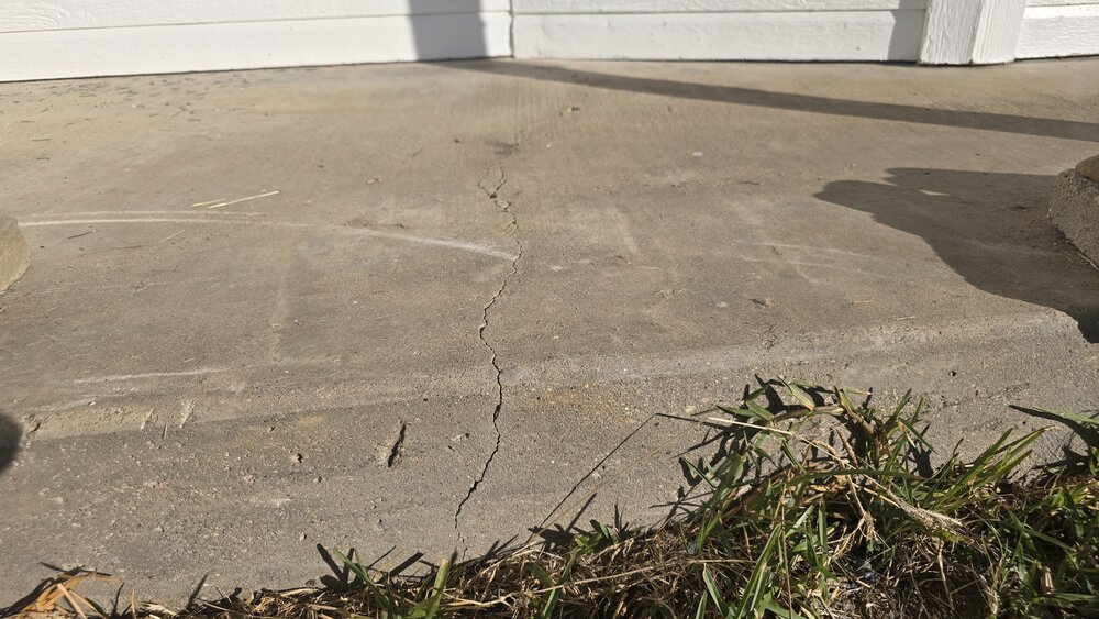 cracked porch