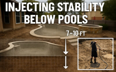 How Deep Should Soil Injection Go Below Pools?